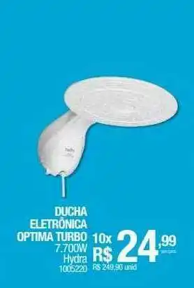 Milium Ducha Eletrônica Optima Turbo 7.700w Hydra oferta