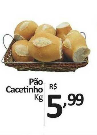 Rede Vivo Pão Cacetinho Kg oferta