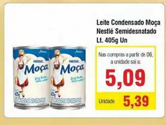 Spani Atacadista Leite Condensado Moça Nestlé Semidesnatado oferta