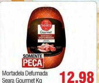 Spani Atacadista Mortadela Defumada Seara Gourmet Kg oferta
