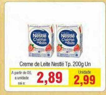Spani Atacadista Creme De Leite Nestlé oferta