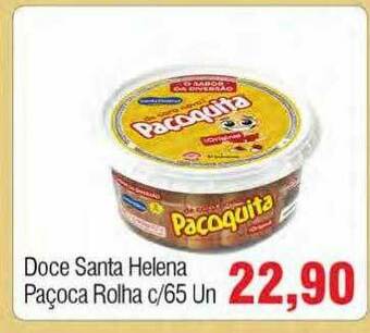 Spani Atacadista Doce Santa Helena Paçoca Rolha C 65 oferta