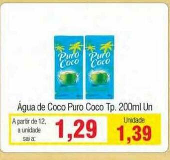 Spani Atacadista Agua De Coco Puro Coco oferta