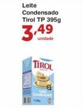 Roldão Leite Condensado Tirol TP 395g oferta