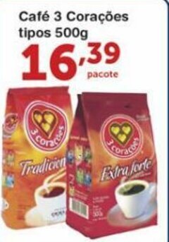 Roldão Cafe 3 Coracoes Tipos 500g oferta