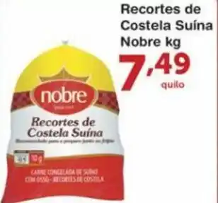 Roldão Recortes de Costela Suina Nobre 1kg oferta