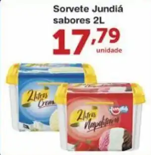 Roldão Sorvete Jundia Sabores 2L oferta