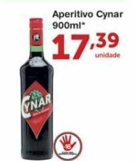 Aperitivo Cynar 900ml