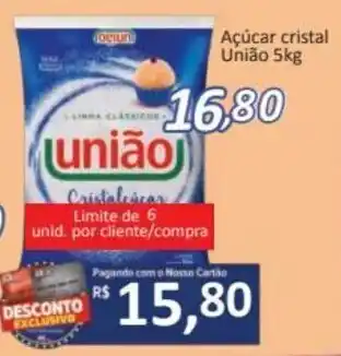 Supermercados Savegnago Acucar Cristal Uniao 5kg oferta