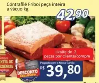 Supermercados Savegnago Contrafile Friboi peca Inteira a vacuo 1kg oferta