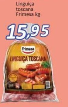 Supermercados Savegnago Linguica Toscana Frimesa 1kg oferta