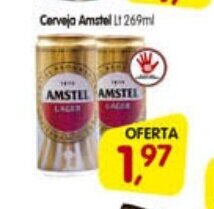 Cercadão Cerveja Amstel lata 269ml oferta