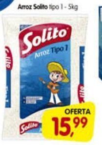 Cercadão Arroz Solito tipo 1 5kg oferta