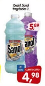 Cercadão Desinf. Sanol Frag. 2L oferta
