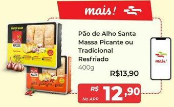 Peruzzo Pão de alho santa massa picante ou tradicional resfriado 400g oferta