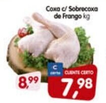 Cercadão Coxa c/ Sobrecoxa de Frango 1kg oferta