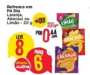 Dia Refresco em po dia 20g oferta