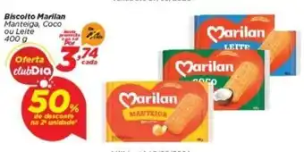 Dia Biscoito Marilan 400g oferta