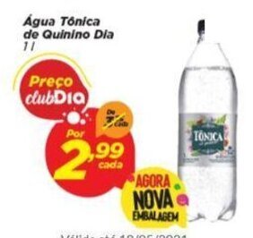 Dia Agua Tonica de Quinino Dia 1L oferta