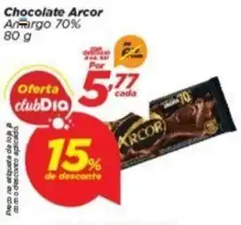 Dia Chocolate Arcor 80g oferta