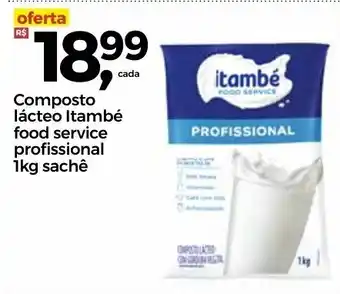 Frangolândia Composto lacteo Itambe Food Service Profissional 1kg sache oferta