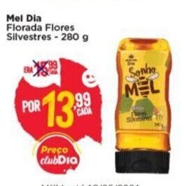 Dia Mel Dia 280g oferta