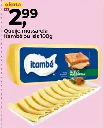 Frangolândia Queijo Mussarela Itambe ou Isis 100g oferta