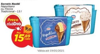 Dia Sorvete Nestle 1.5L oferta