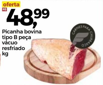 Frangolândia Picanha bovina tipo B peca vacuo resfriada 1kg oferta