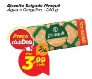 Dia Biscoito Salgado Piraque 240g oferta