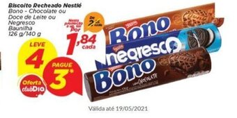 Dia Biscoito Recheado Nestle 126g/140g oferta