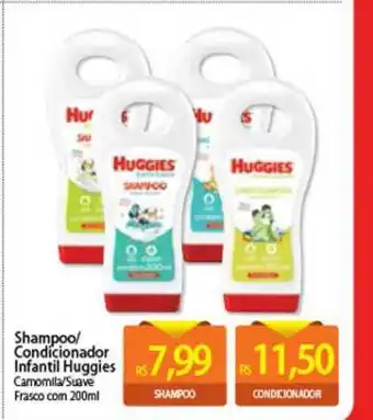 Atacadão Shampoo-condicionador Infantil Huggies 200ml oferta