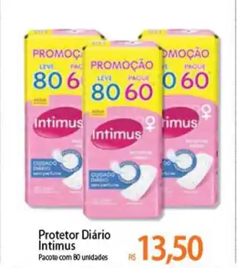 Atacadão Protetor Diário Intimus oferta