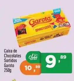 Supermercados Pague Menos Caixa De Chocolates Sortidos Garoto 250g oferta