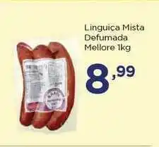 Apoio Mineiro Linguiça Mista Defumada Mellore 1kg oferta