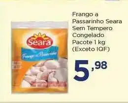 Apoio Mineiro Frango A Passarinho Seara Sem Tempero Congelado oferta