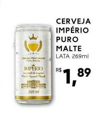 Boa Supermercados Cerveja Império Puro Malte oferta