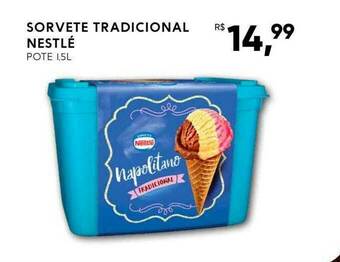 Boa Supermercados Sorvete Tradicional Nestlé Pote oferta