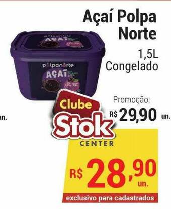 Stok Center Açaí Polpa Norte oferta