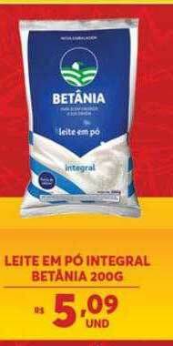 Atacadão Centro Sul Leite Em Pó Integral Betânia oferta