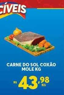 Atacadão Centro Sul Carne Do Sol Coxão Mole Kg oferta