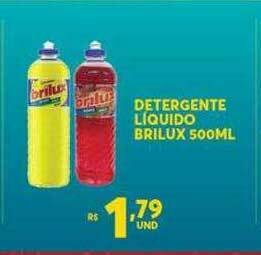 Atacadão Centro Sul Detergente Liquido Brilux oferta