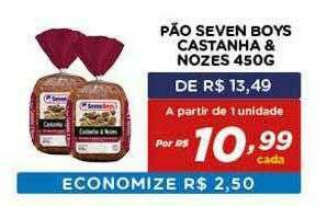 Bahamas Mix Pão Seven Boys Castanha & Nozes oferta