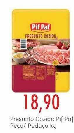 Epa Presunto Cozido Pif Paf Peça Pedaço Kg oferta