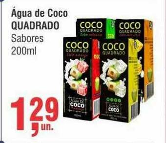 Higa Atacado Agua De Coco Quadrado Sabores oferta