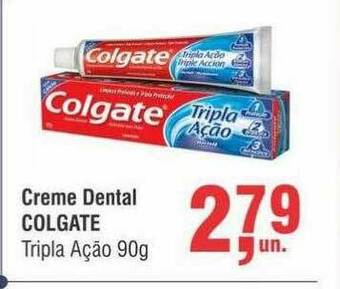 Higa Atacado Creme Dental Colgate Tripla Ação oferta