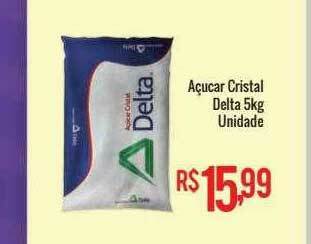 Mart Minas Açucar Cristal Delta 5kg Unidade oferta