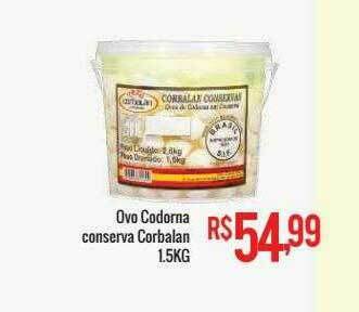 Mart Minas Ovo Codorna Conserva Corbalan oferta