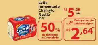 Nacional Leite Fermentado Chamyto Nestlé 50% De Desconto Na 2a Unidade oferta