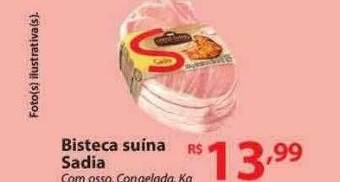 Nacional Bisteca Suina Sadia oferta